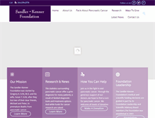 Tablet Screenshot of helpfightpancreaticcancer.org